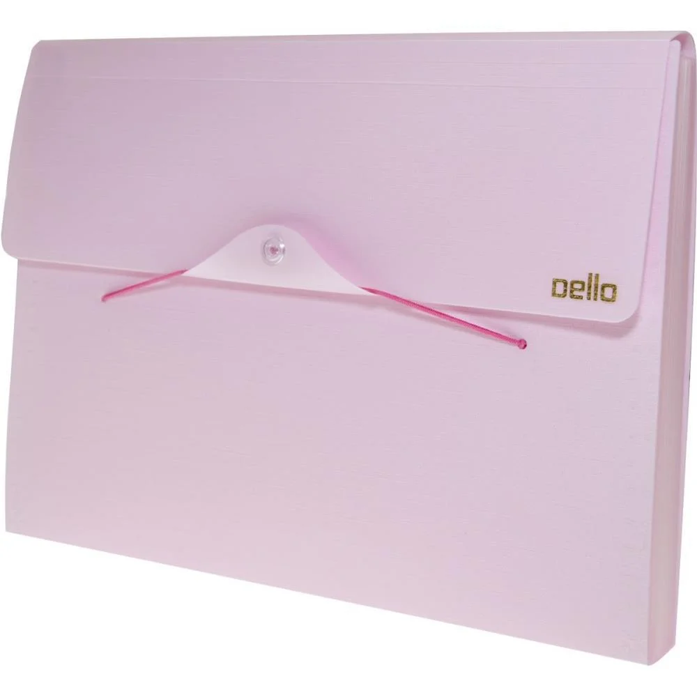 PASTA SANFONADA PLASTICA A4 12DIV.LINHO SERENA RS.PASTE DELLO (UNIDADE)