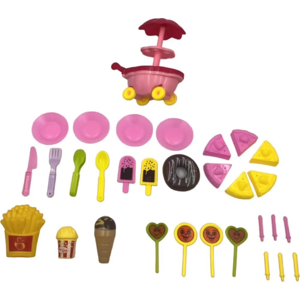 BRINCANDO DE CASINHA LANCHE DA TURMA 31PCS PICA PAU (UNIDADE)