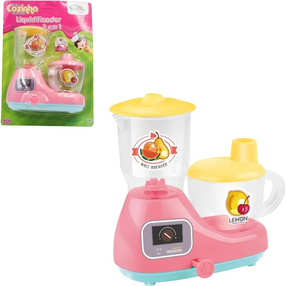 BRINCANDO DE CASINHA LIQUIDIFICADOR 2EM1 WELLMIX (UNIDADE)