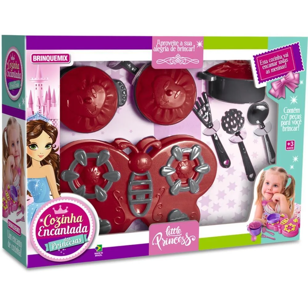 BRINCANDO DE CASINHA COZINHA ENCANTADA PRINCESAS ME BRINQUEMIX (UNIDADE)