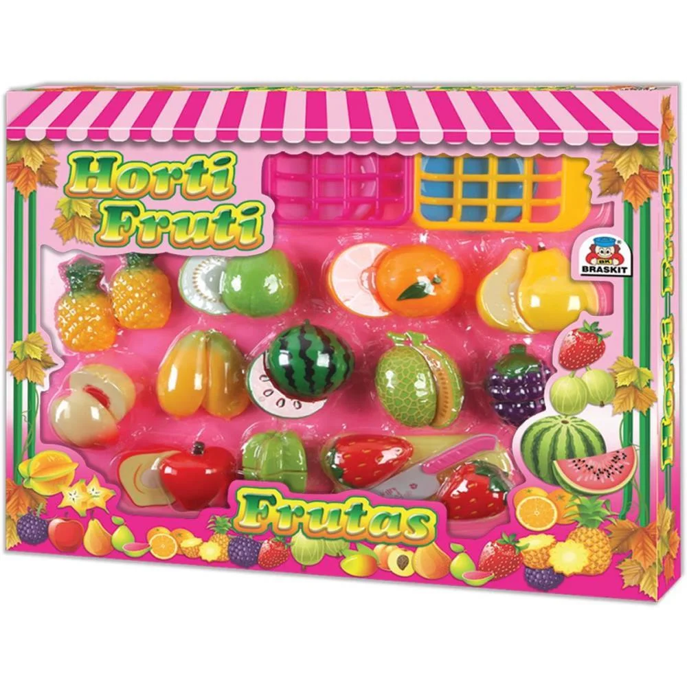 BRINCANDO DE CASINHA CREC CREC HORTIFRUTI FRUTAS BRASKIT (UNIDADE)