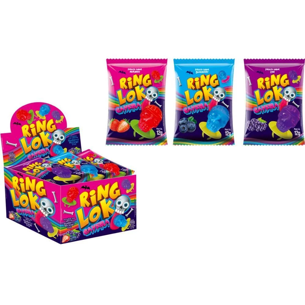 DOCE RING LOKO CAVEIRA SABORES DANILLA FOODS (DP.C/30)