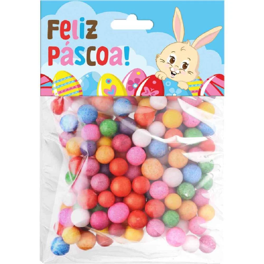 EMBALAGEM PARA DOCES PASCOA DIVERTIDA KIT EMB.FACIL FESTCOLOR (PCT.C/06)