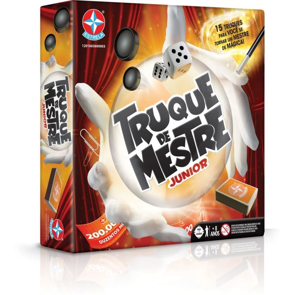 Jogo Diverso Truque De Mestre Junior Estrela (Unidade)