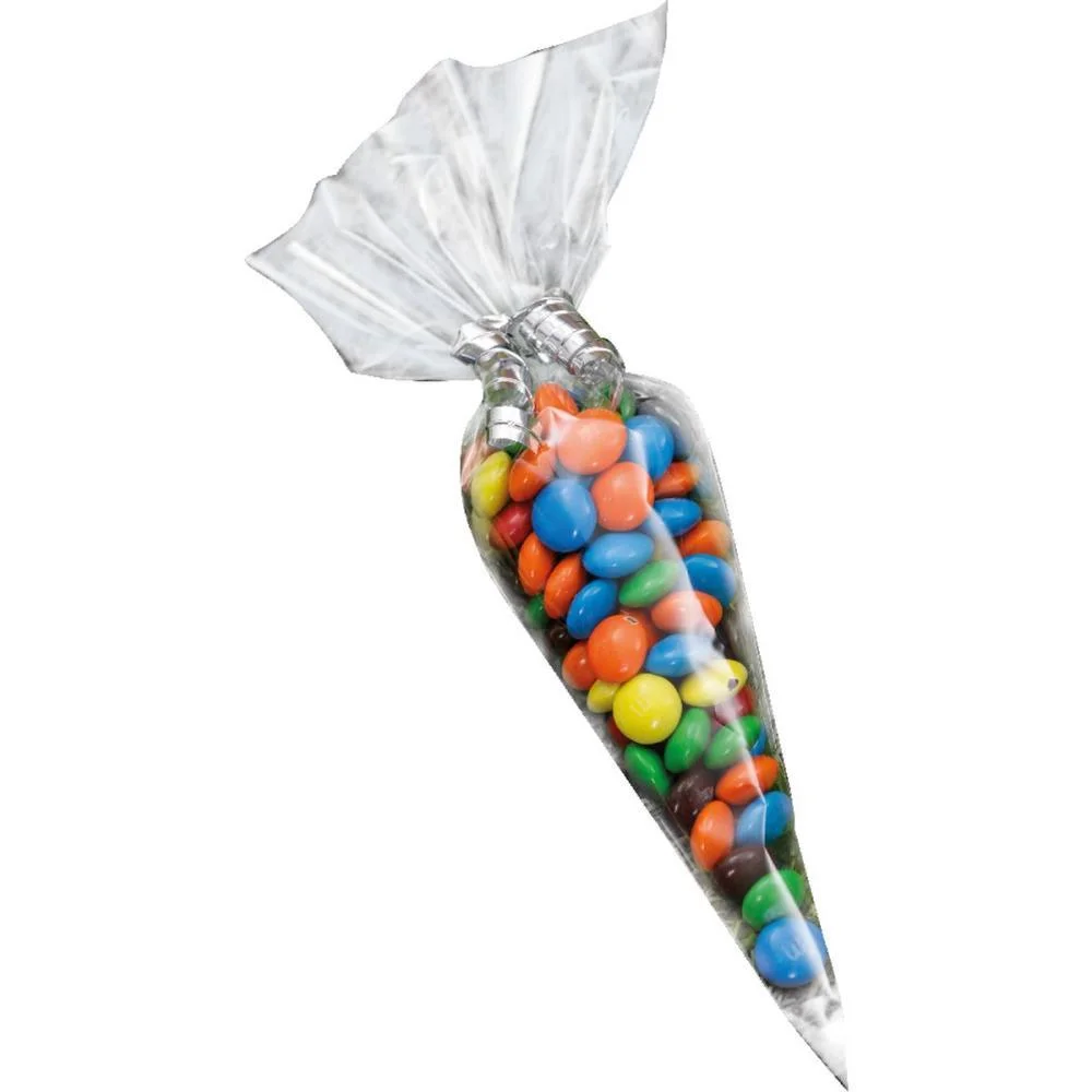 EMBALAGEM PARA TRUFA/CONE CONE INCOLOR 18X30CM FESTCOLOR (PCT.C/50)