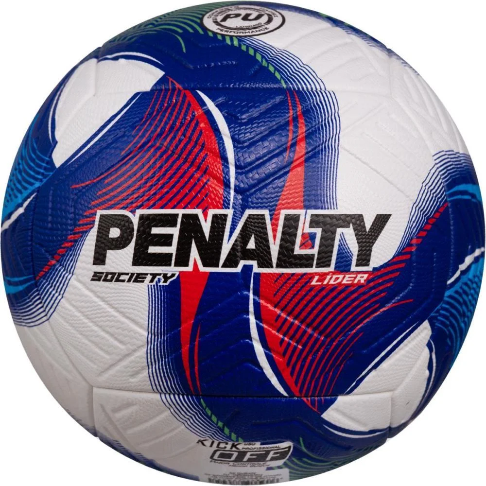 BOLA DE FUTEBOL SOCIETY LIDER XXV BZ-VM-AZ-VD PENALTY (UNIDADE)