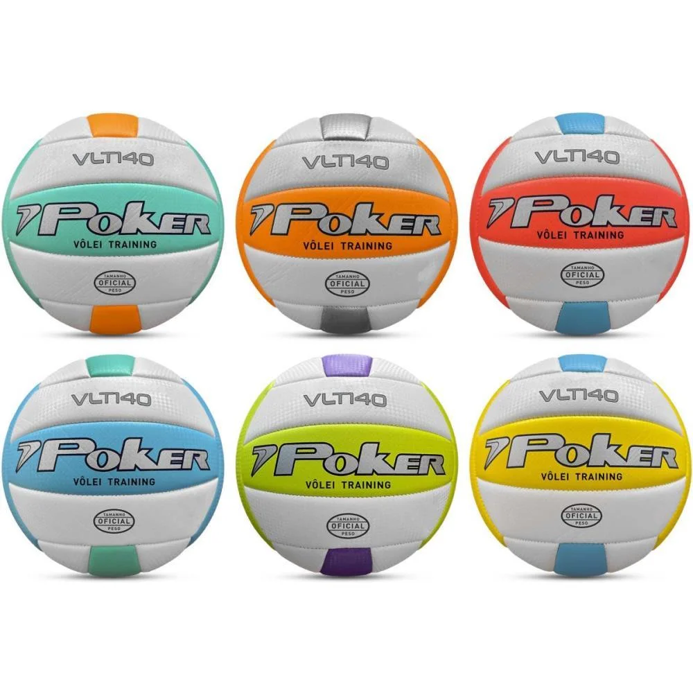 BOLA DE VOLEI TRAINING VLT 140 PVC (S) POKER (UNIDADE)