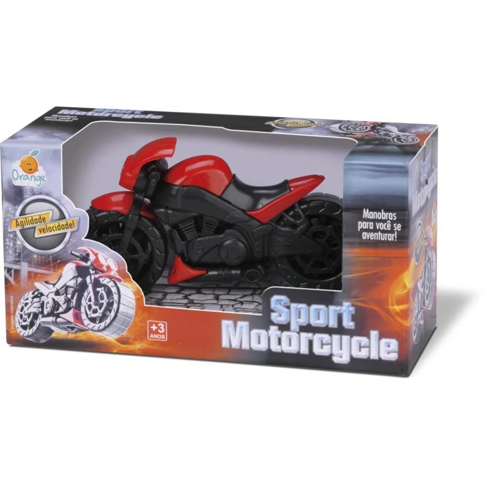 Moto Sport Motorcycle Sortidas Orange Toys (Unidade)