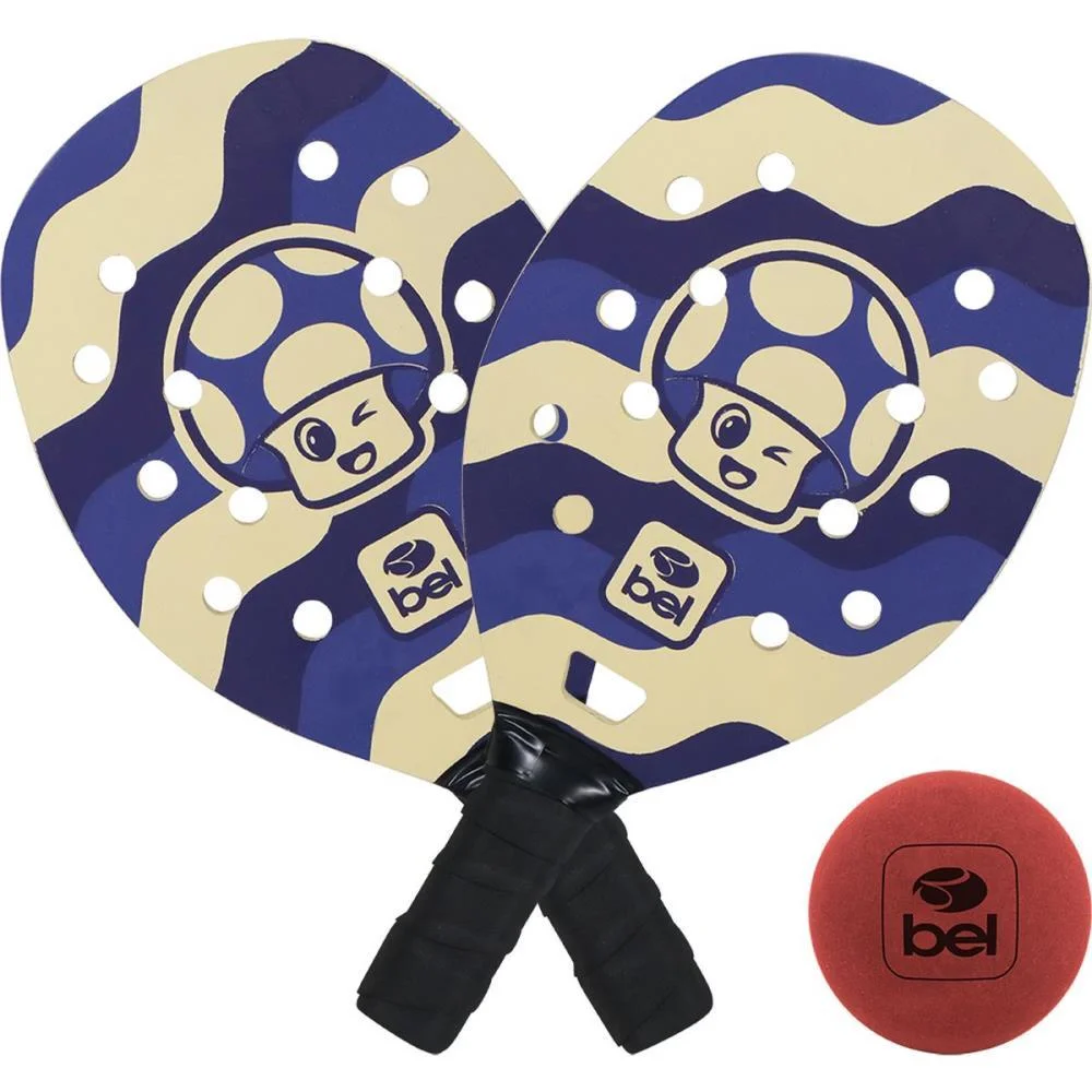 RAQUETE BEACH TENNIS KIT 2RAQUETES+1BOLINHA COGUMEL BEL (UNIDADE)