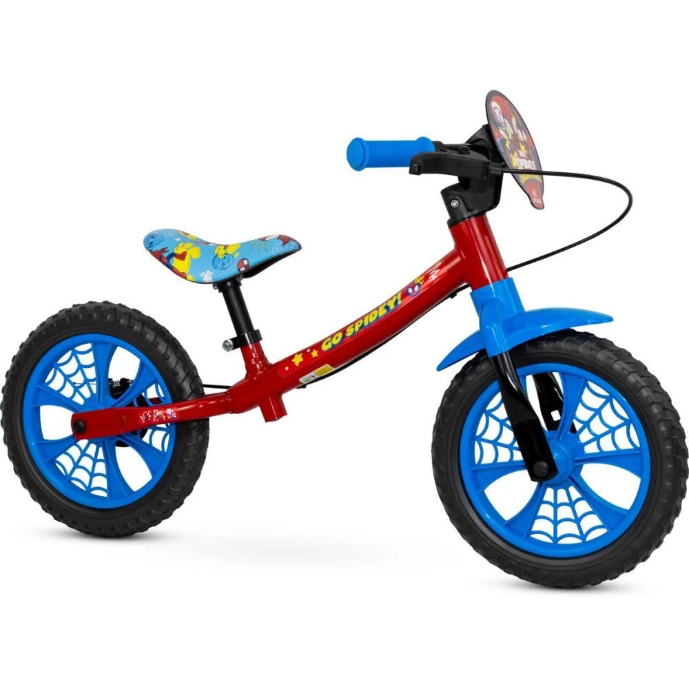 BICICLETA INFANTIL BALANCE BIKE SPIDER MAN NATHOR (UNIDADE)