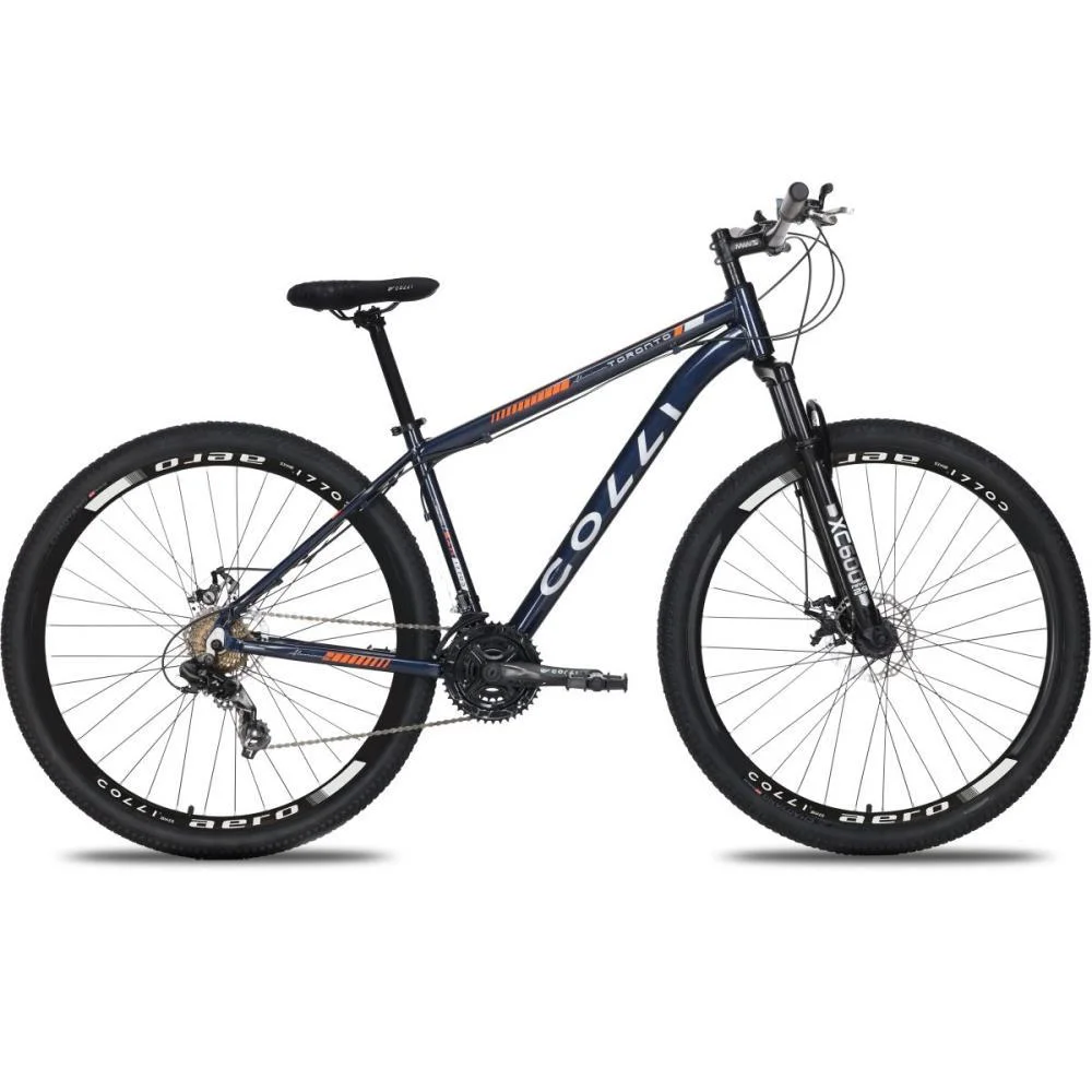 BICICLETA ARO 29 TORONTO AZUL METALICO COLLI BIKE (UNIDADE)