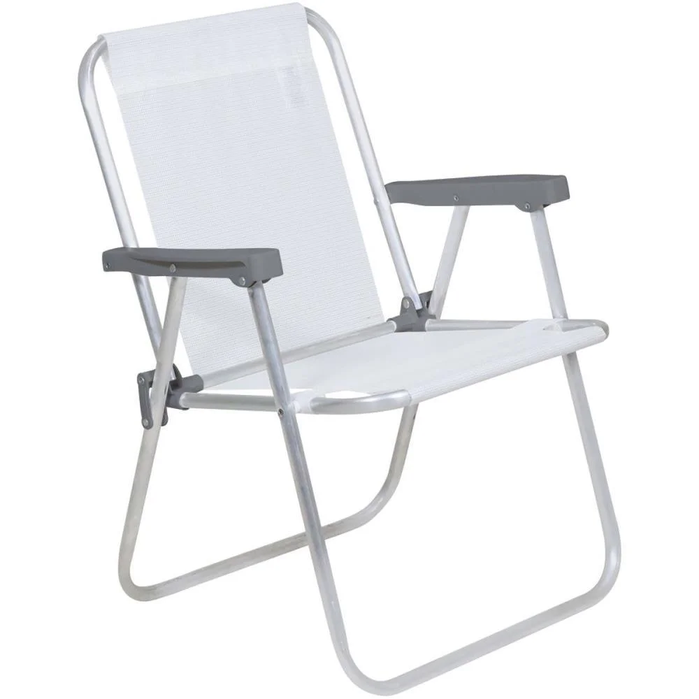 CADEIRA P/PISCINA/PRAIA ALTA LAZY ATE 110KG SORTIDAS BEL (UNIDADE)