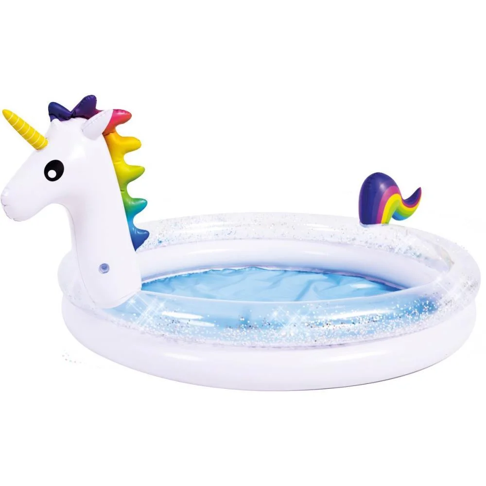 PISCINA 65L UNICORNIO GLITTER RING POO JILONG (UNIDADE)