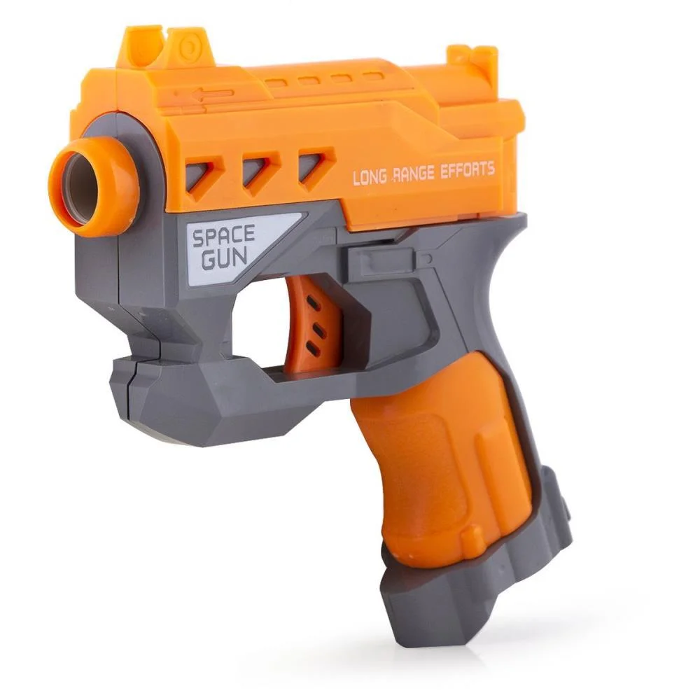 LANCADOR SUPERSHOT SPACE GUN C/3 DARDOS POLIBRINQ (UNIDADE)
