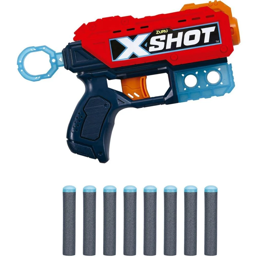LANCADOR X-SHOT RED RECOIL 8DARDOS CANDIDE (UNIDADE)
