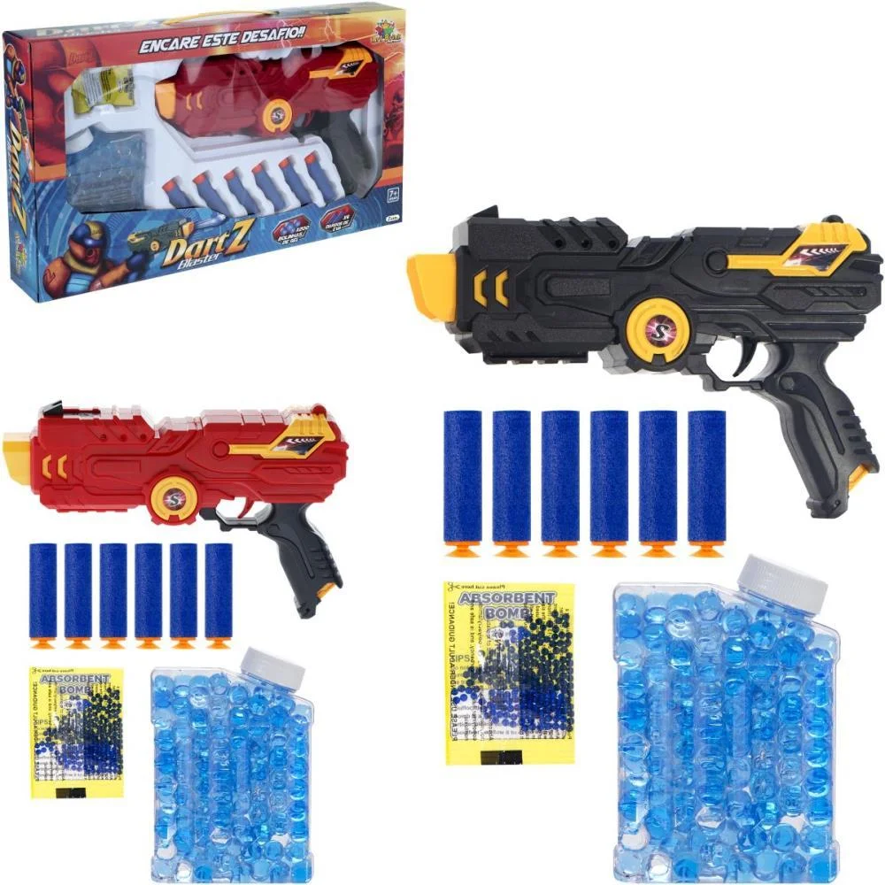 LANCADOR DART Z BLASTER C/GEL+DARDOS ART BRINK (UNIDADE)