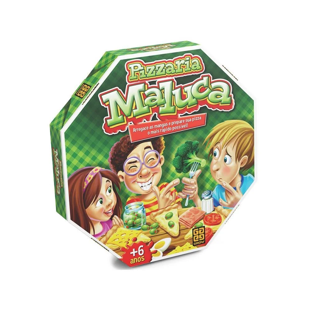 JOGO DE TABULEIRO PIZZARIA MALUCA GROW (UNIDADE)