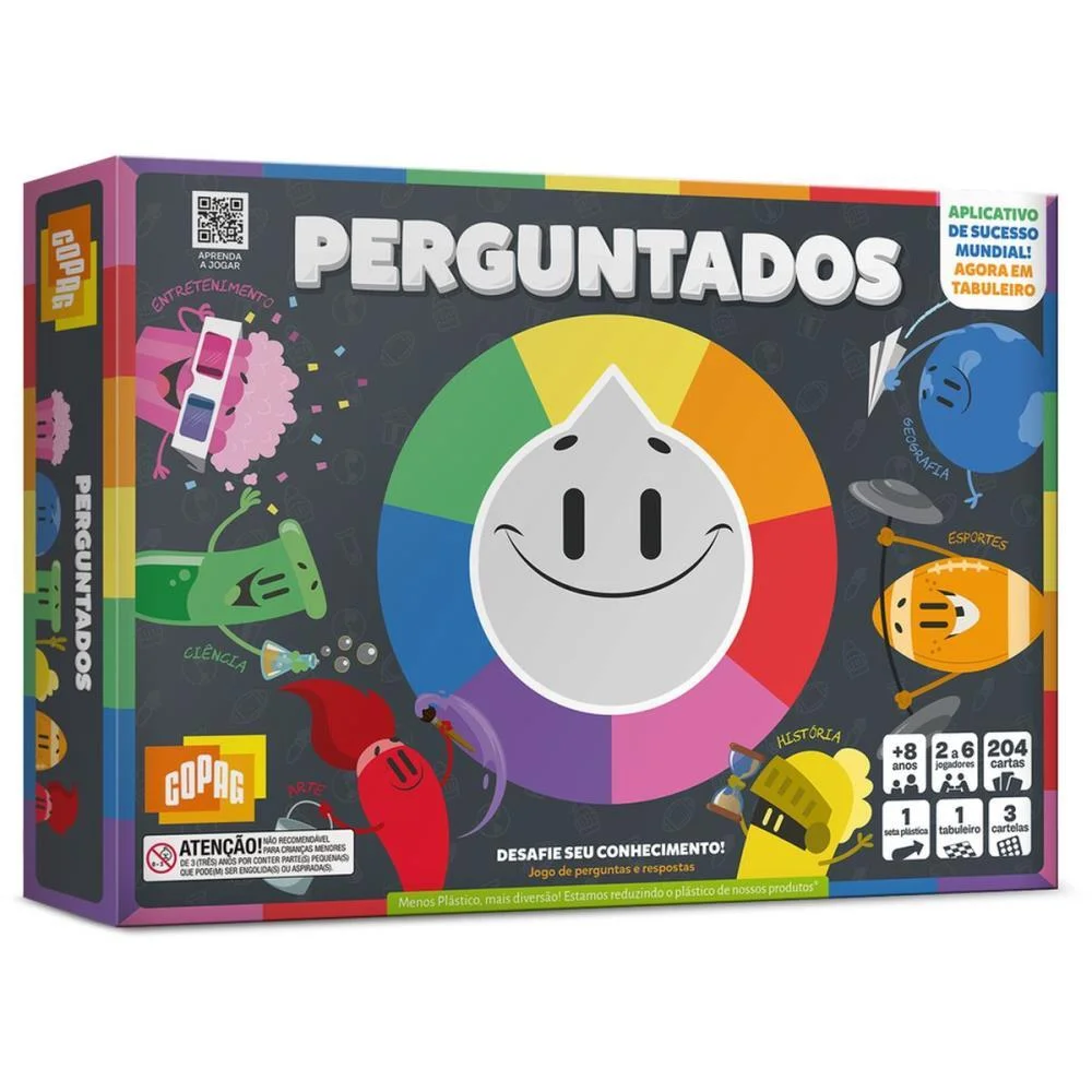 JOGO DE TABULEIRO PERGUNTADOS COPAG (UNIDADE)