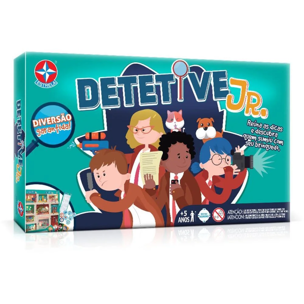 JOGO DE TABULEIRO DETETIVE JR. ESTRELA (UNIDADE)