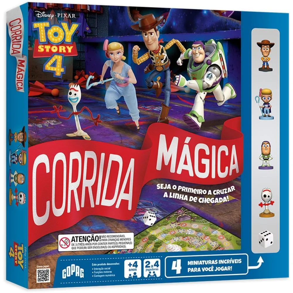 JOGO DE TABULEIRO CORRIDA MAGICA TOY STORY COPAG (UNIDADE)