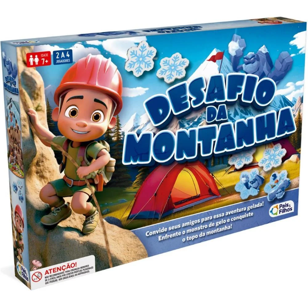 JOGO DE TABULEIRO DESAFIO DA MONTANHA PAIS E FILHOS (UNIDADE)