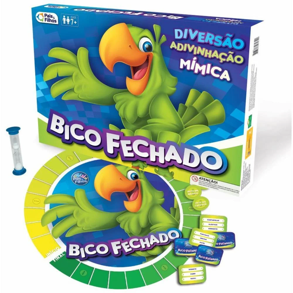 JOGO DE TABULEIRO BICO FECHADO PAIS E FILHOS (UNIDADE)