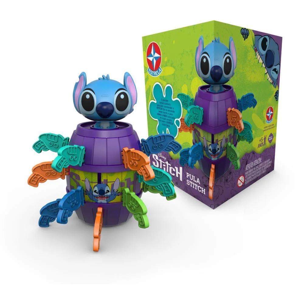 JOGO DIVERSO STITCH PULA PARTIR DE 5 ANOS ESTRELA (UNIDADE)