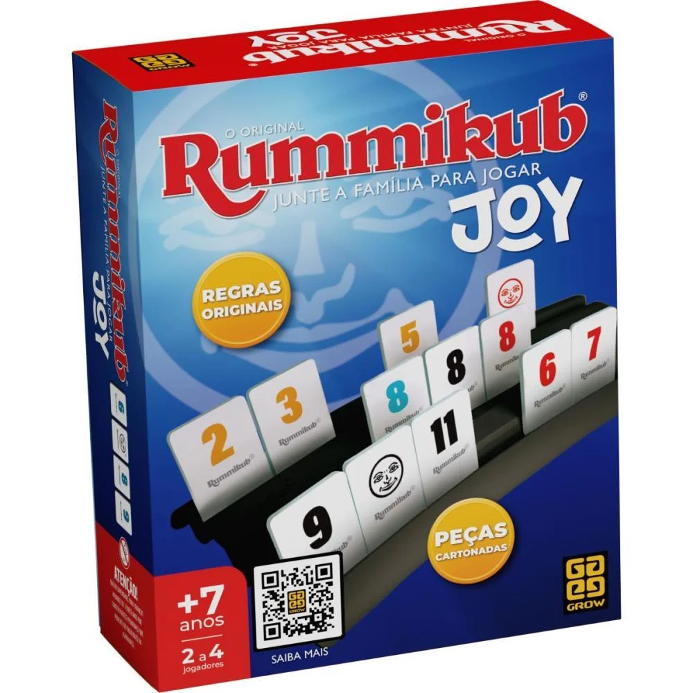 JOGO DIVERSO RUMMIKUB JOY GROW (UNIDADE)