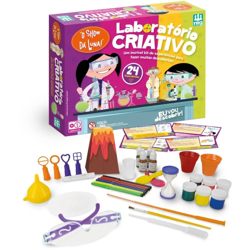 JOGO DIVERSO LABORATORIO CRIATIVO DA LUNA NIG BRINQUEDOS (UNIDADE)