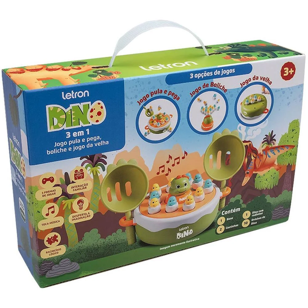 JOGO DIVERSO DINO 3EM1 LEONORA (UNIDADE)