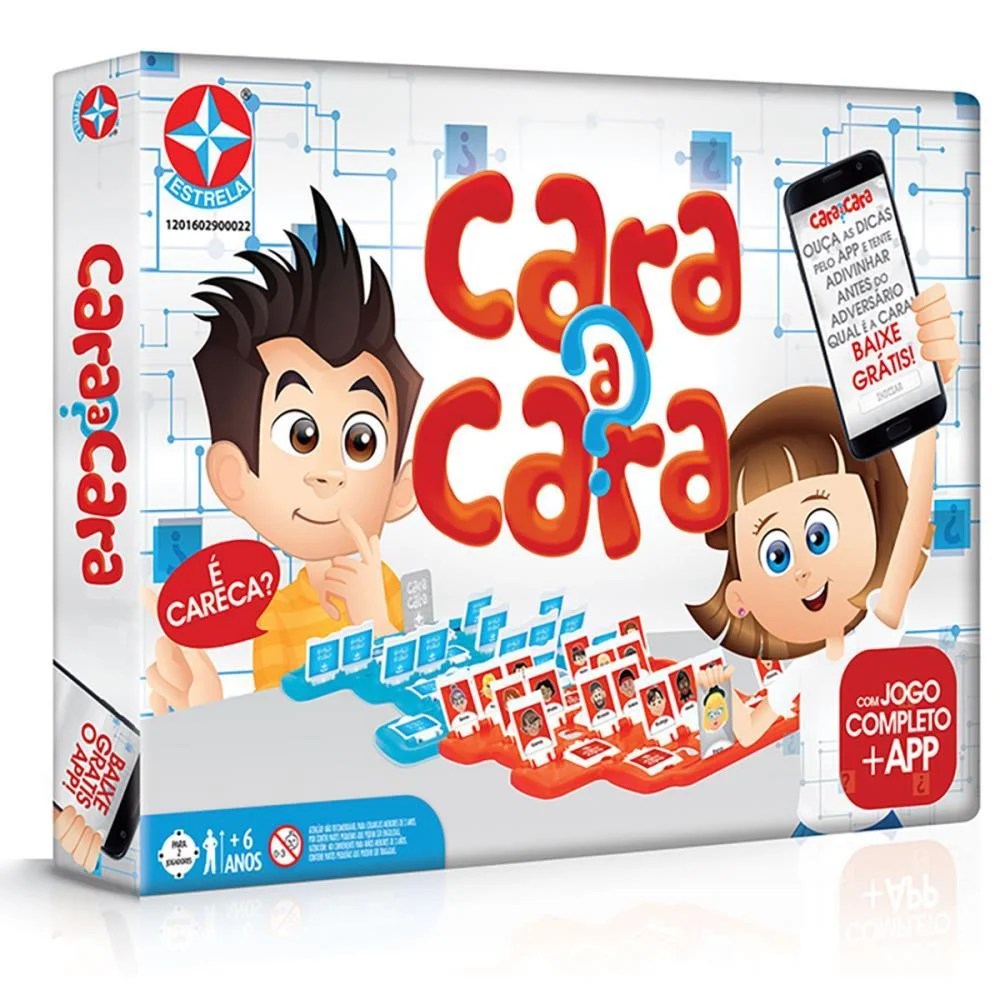 JOGO DIVERSO CARA A CARA A PARTIR DE 6ANOS ESTRELA (UNIDADE)