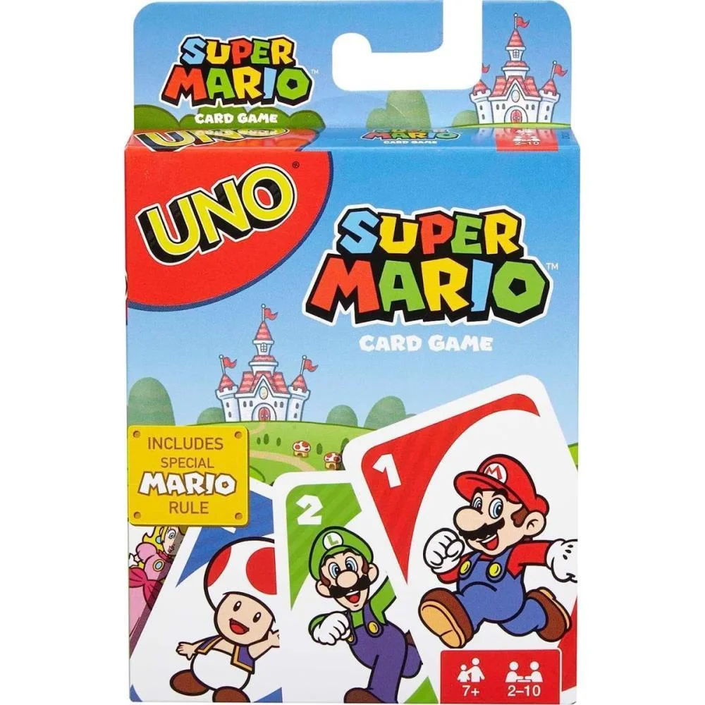JOGO DE CARTAS UNO SUPER MARIO BROS MATTEL (UNIDADE)