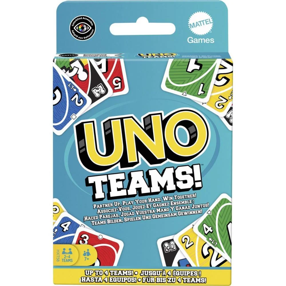 JOGO DE CARTAS UNO TEAMS MATTEL (UNIDADE)