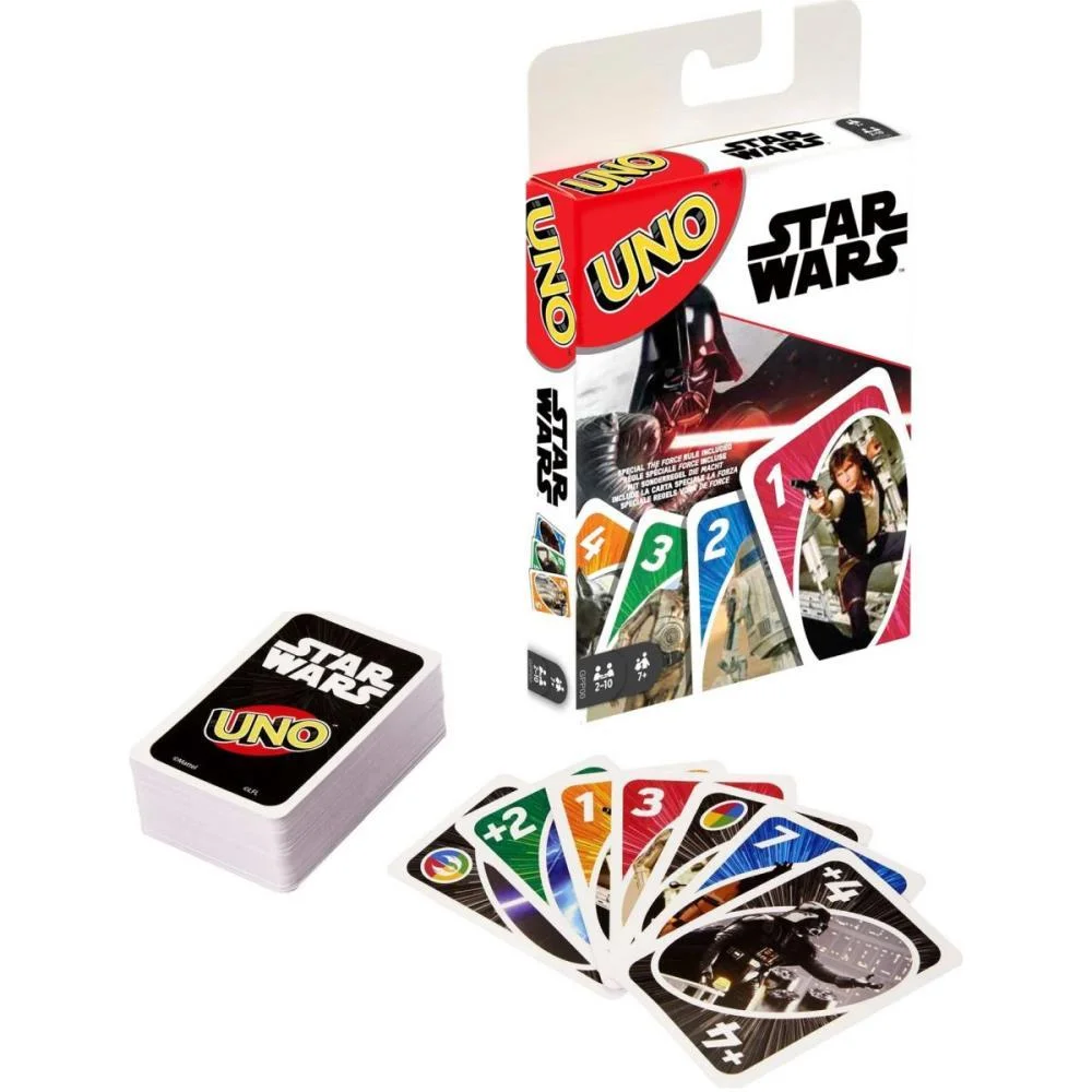 JOGO DE CARTAS UNO STAR WARS MATTEL (UNIDADE)