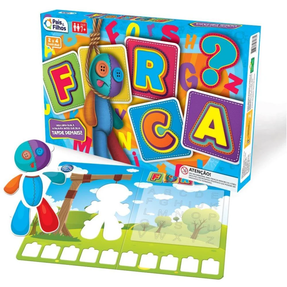 Jogo Diverso Forca Pais E Filhos (Unidade)