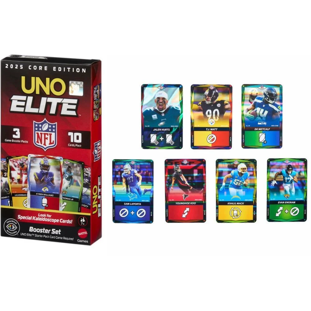 JOGO DE CARTAS UNO ELITE NFL EXTENÇÃO ADIC (S MATTEL (UNIDADE)