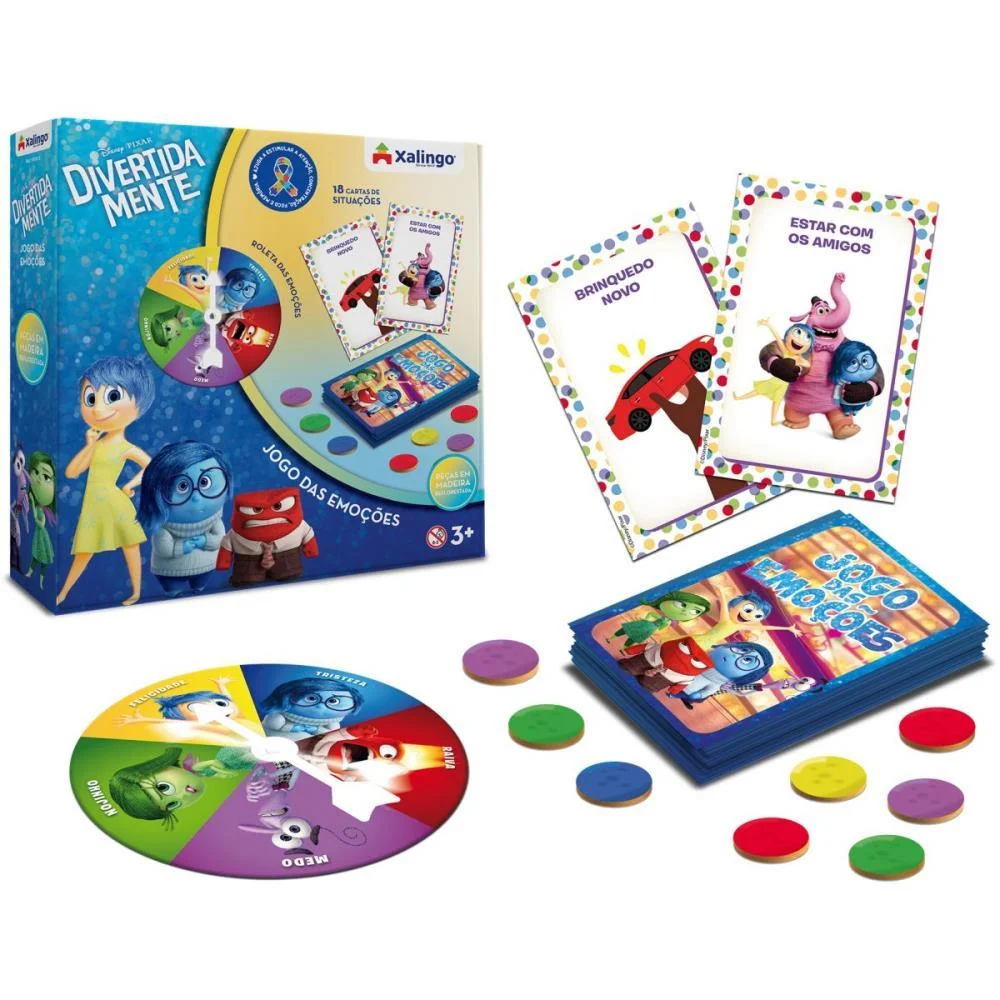 JOGO DE CARTAS DIVERTIDAMENTE JOGO DA EMOCAO XALINGO (UNIDADE)