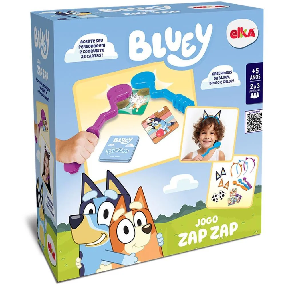 JOGO DE CARTAS BLUEY ZAP ZAP ELKA (UNIDADE)