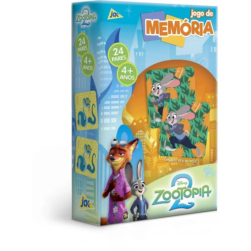JOGO DA MEMORIA ZOOTOPIA 2 TOYSTER (UNIDADE)
