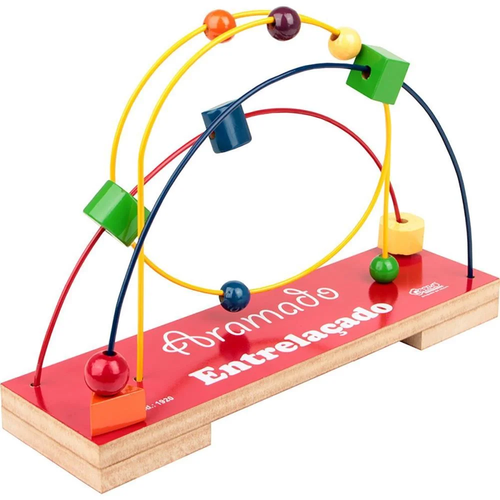 BRINQUEDO PEDAGOGICO ARAMADO ENTRELACADO 11PECAS CARLU (UNIDADE)