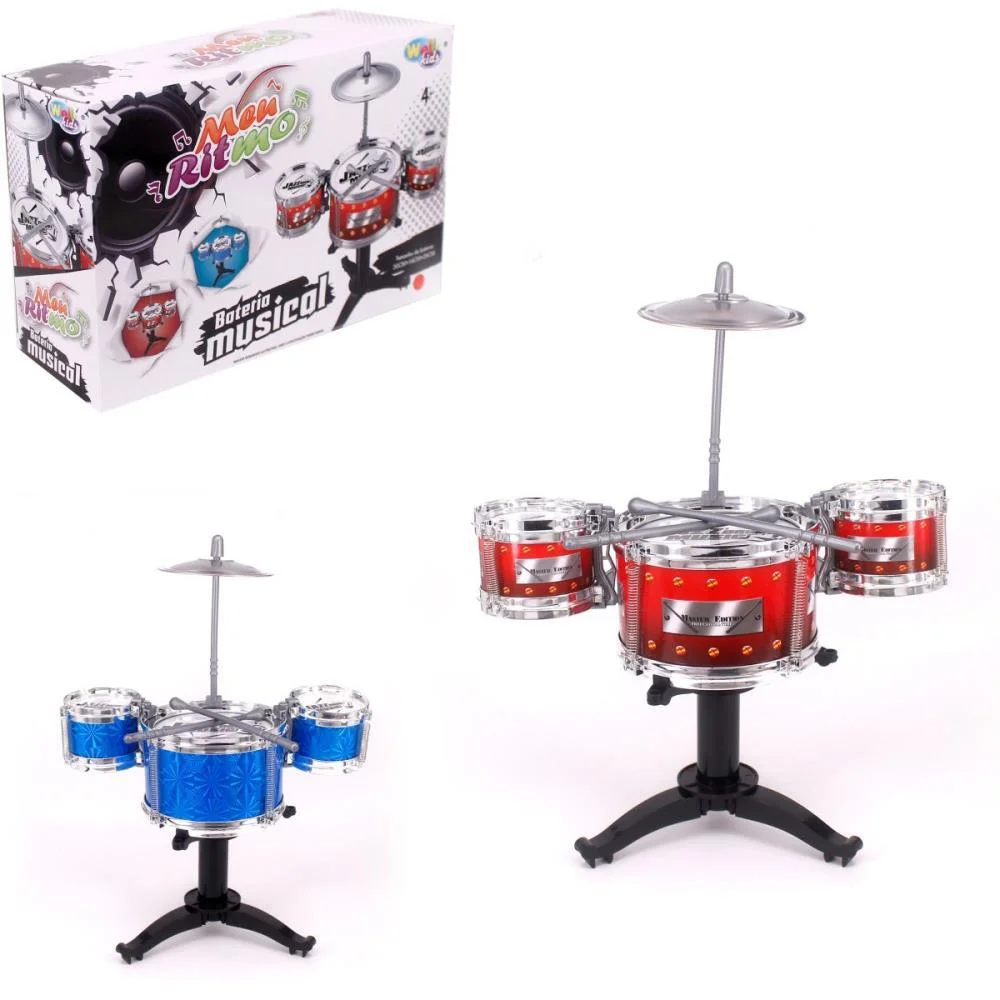 INSTRUMENTO MUSICAL BATERIA JAZZ DRUM PEQUENA (S) WELLMIX (UNIDADE)