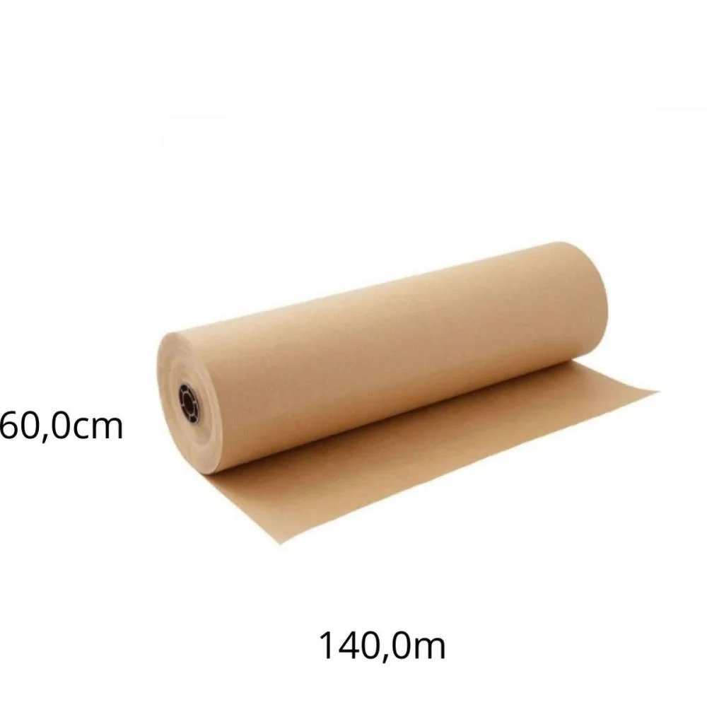 PAPEL KRAFT BOBINA 60CMX140M 80G NATURAL SCRITY (BOBINA)
