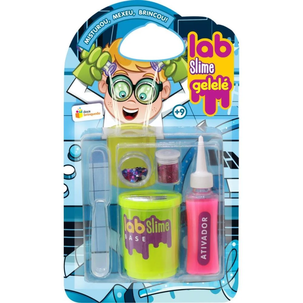 Slime Gelelé Kit Lab Slime 115G Doce Brinquedo (Cx.c/08)