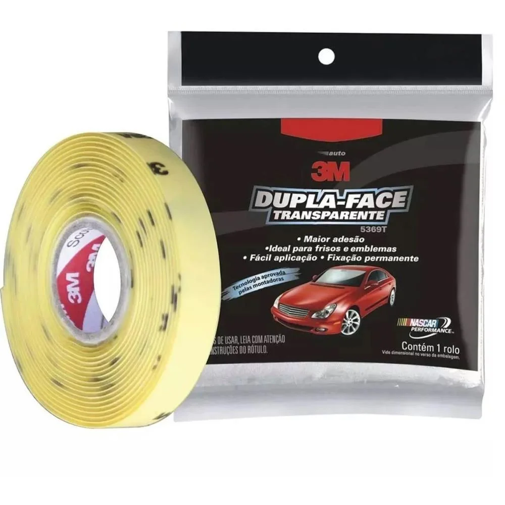 FITA DUPLA FACE FLOW-PACK 19MMX20M AUTO 5369 3M (UNIDADE)