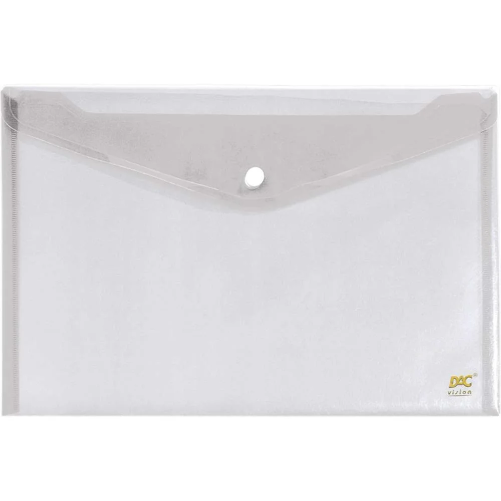 PASTA ENVELOPE A4 CRISTAL C/BOTAO DAC (PCT.C/10)
