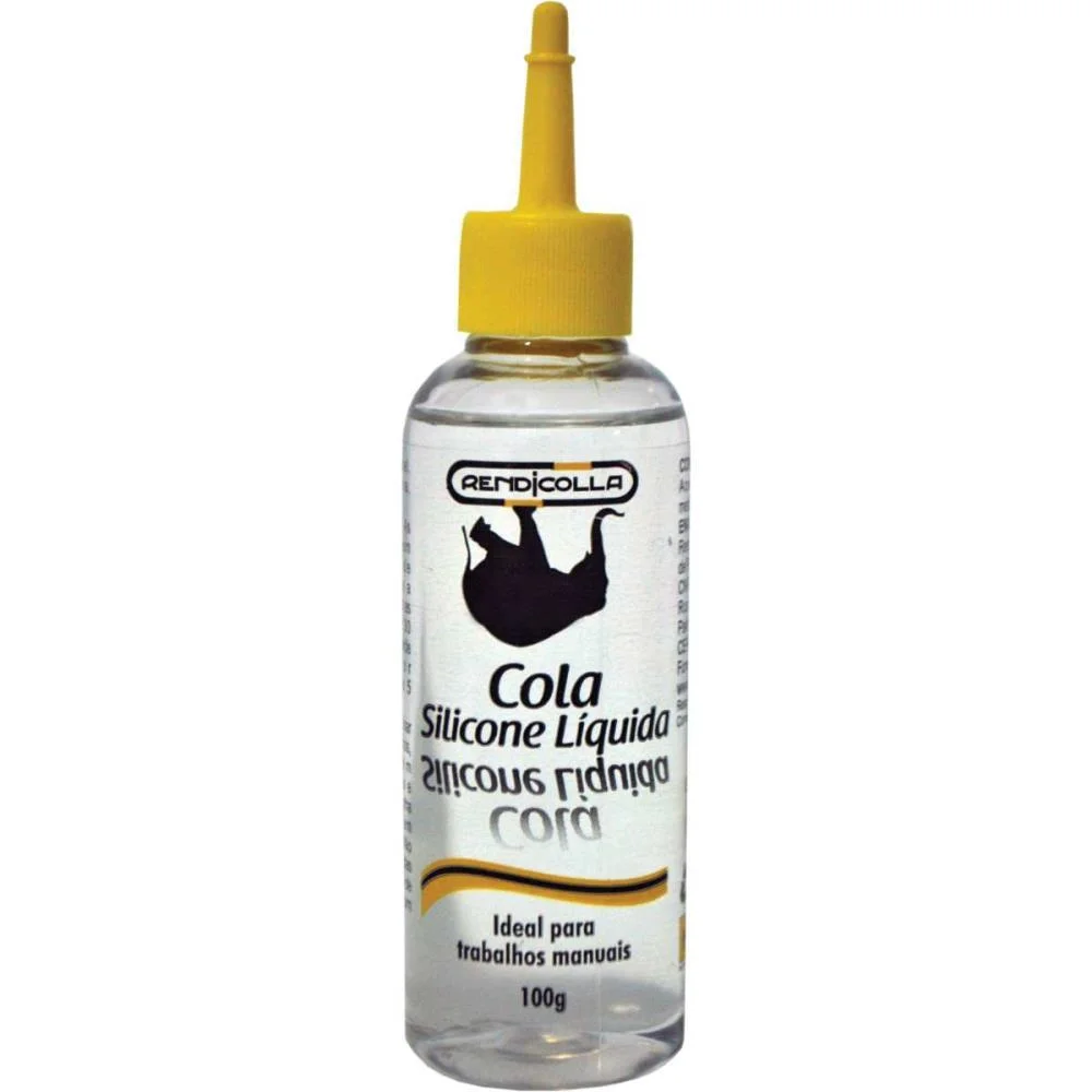 COLA PARA ARTESANATO SILICONE LIQUIDO 100GRS. RENDICOLLA (UNIDADE)