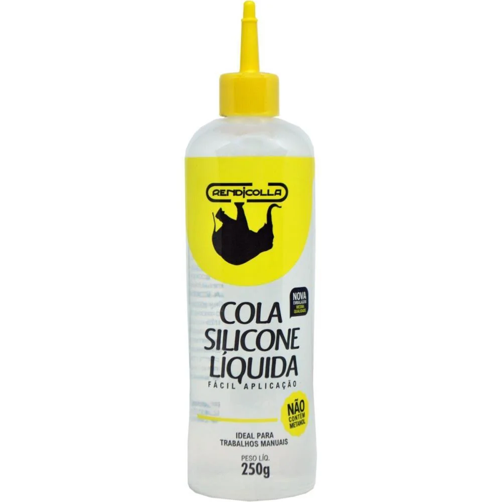 COLA PARA ARTESANATO SILICONE LIQUIDO 250GRS. RENDICOLLA (UNIDADE)