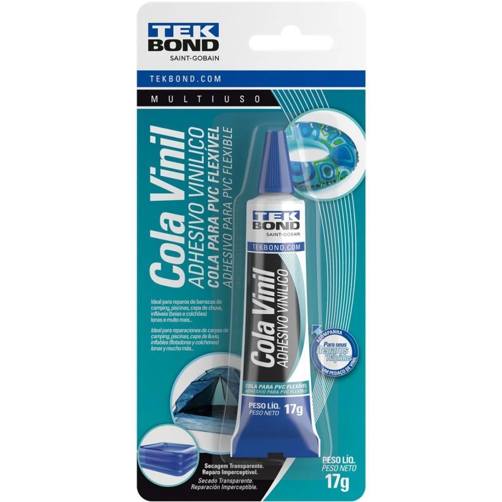 COLA DE ALTA RESISTENCIA COLA VINIL 17G. TEKBOND (UNIDADE)