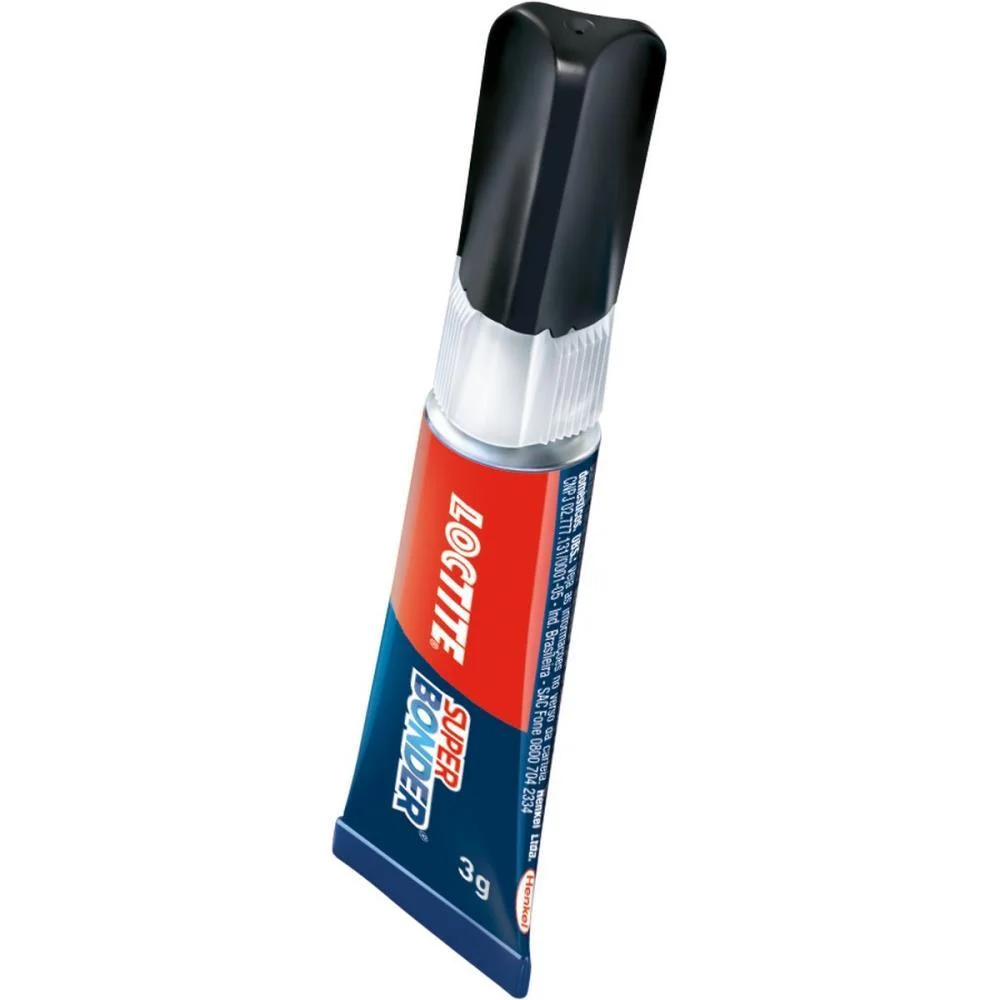 COLA ADESIVO INSTANTANEO SUPER BONDER ORIGINAL 3G. AZUL HENKEL (CT.C/12)