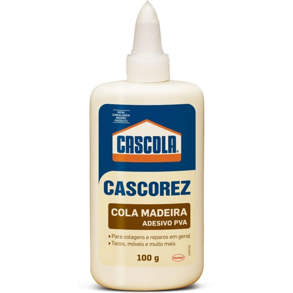 COLA PARA MADEIRA CASCOREZ COLA MADEIRA 100G HENKEL (CX.C/12)